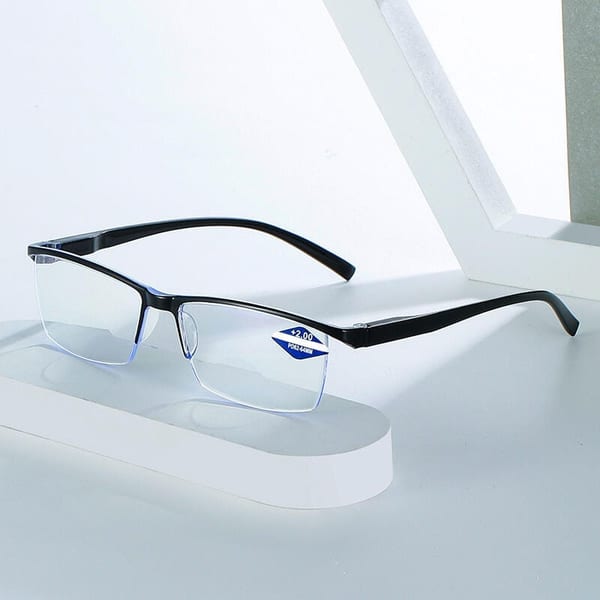 Korekcyjne okulary moc: +4.50 PLUSY z filtrem BLUE LIGHT do komputera i czytania ST313