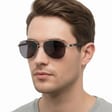 Okulary pilotki przeciwsłoneczne HD z fotochromem i polaryzacją EST-606FP-4