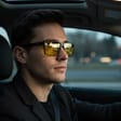 Rozjaśniające okulary do jazdy nocą polaryzacyjne czarne EST-410Y Estillo