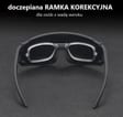 Okulary przeciwsłoneczne rowerowe + ramka korekcyjna STW-C5