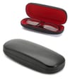 Etui na okulary czarno czerwone w twardej obudowie SQ75-RED
