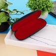 Etui na okulary czarno czerwone w twardej obudowie SQ75-RED