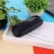 Etui na okulary czarno czerwone w twardej obudowie SQ75-RED