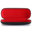 Etui na okulary czarno czerwone w twardej obudowie SQ75-RED