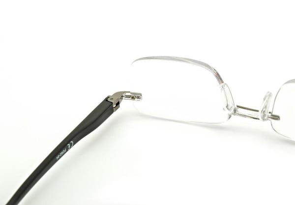 Plusy +2.50 okulary bezramkowe do czytania korekcyjne ST323X czarne
