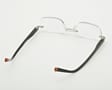 Plusy +2.50 okulary bezramkowe do czytania korekcyjne ST323X czarne