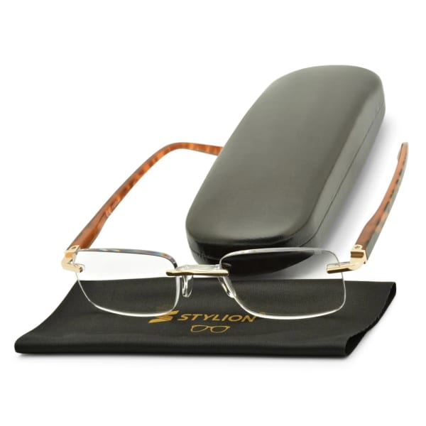 Plusy +3.50 okulary bezramkowe do czytania korekcyjne ST323AX