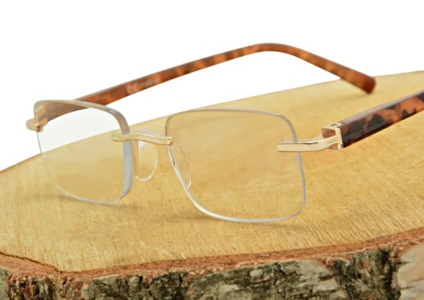 Plusy +3.50 okulary bezramkowe do czytania korekcyjne ST323AX