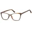 Damskie okulary optyczne zerówki kocie oczy Sunoptic CP118A panterka