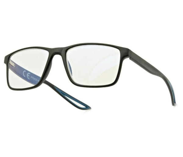 Plusy +0.50 Męskie okulary do czytania korekcyjne Blue Light + Antyrefleks ST315B