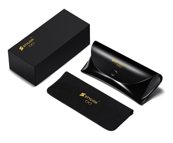 Okulary pilotki zerówki do komputera BLUE LIGHT z flexami 25140 czarne