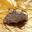 Plusy +1.00 damskie okulary do czytania korekcyjne w kwiatki z flexami ST312A
