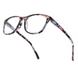 Plusy +2.00 damskie okulary do czytania korekcyjne w kwiatki z flexami ST312A