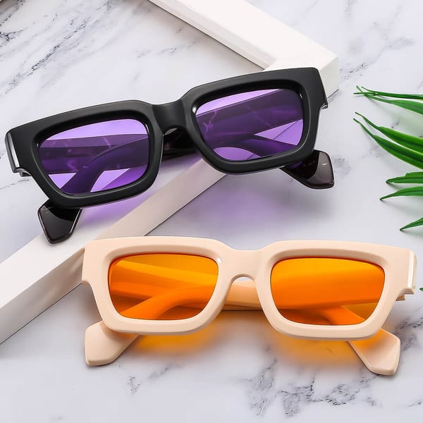 Okulary przeciwsłoneczne z filtrem UV400 STL21B niebiesko-zielone + akcesoria