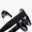 Okulary przeciwsłoneczne z filtrem UV400 STL26 czarne + akcesoria
