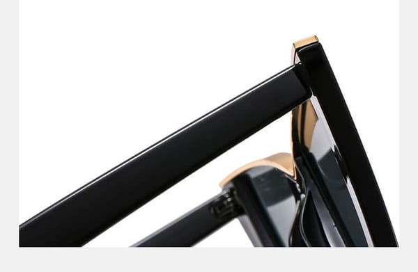 Okulary przeciwsłoneczne Kocie z filtrem UV400 STL31 czarne + akcesoria