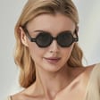 Okulary Lenonki zerówki do komputera z filtrem BLUE LIGHT STL41G szare transparentne + akcesoria
