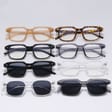Okulary Nerdy zerówki do komputera z filtrem BLUE LIGHT STL22G transparentne + akcesoria