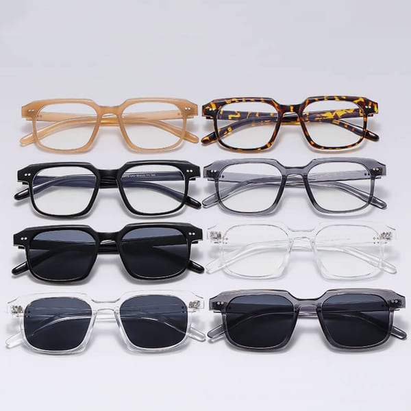 Okulary Nerdy zerówki do komputera z filtrem BLUE LIGHT STL22G transparentne + akcesoria