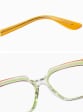 Damskie kocie okulary zerówki do komputera BLUE LIGHT na teleskopach 25152D Malina