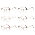 Damskie okulary Kocie  Oczy zerówki do komputera BLUE LIGHT na teleskopach 25110 Czarny/Złoty