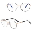 Damskie okulary Lenonki zerówki do komputera BLUE LIGHT na teleskopach 25148 Czarny/Złoty
