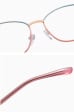 Damskie okulary Kocie  Oczy zerówki do komputera BLUE LIGHT na teleskopach 25156C Różowy/Złoty