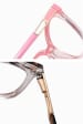 Damskie kocie oczy okulary zerówki do komputera BLUE LIGHT 25144 Czarne