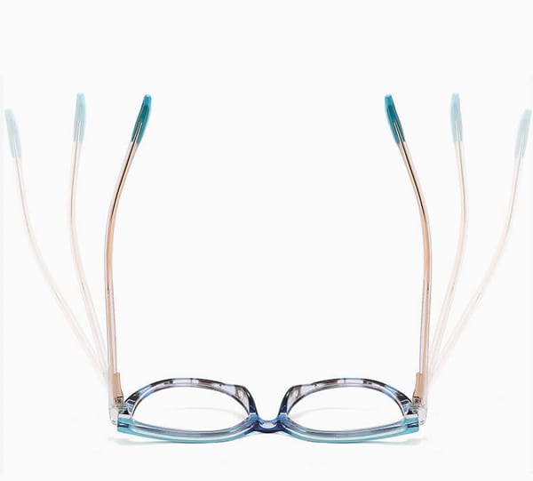 Damskie Okulary NA OBCASIE zerówki do komputera kocie BLUE LIGHT 25159F Czerwone/Panterkowe