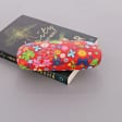 Etui na okulary czerwone w kwiatki ET-113A