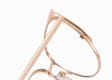 Damskie okulary kocie zerówki do komputera BLUE LIGHT 25158A Złoty