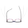Damskie okulary kocie oczy zerówki do komputera BLUE LIGHT 25146 Czarne 