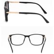 2w1 Okulary do komputera + nakładka przeciwsłoneczna na magnes Clip-On 25160C granatowy