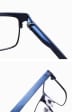 Metalowe męskie okulary zerówki z filtrem Blue Light do komputera 25139C grafitowe + akcesoria