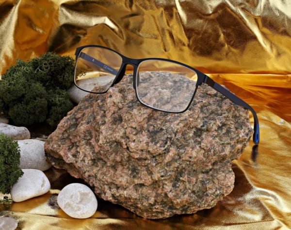 Plusy +0.50 Męskie okulary do czytania korekcyjne ST336 czarny/granat
