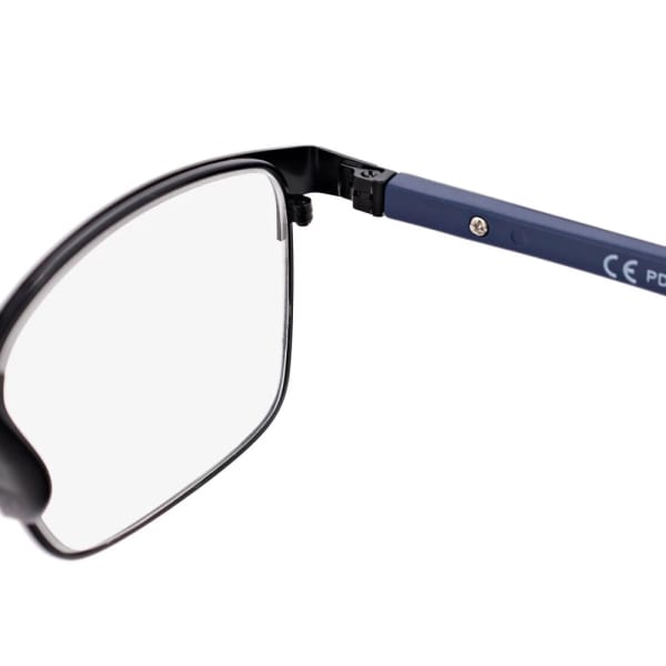 Plusy +0.50 Męskie okulary do czytania korekcyjne ST336 czarny/granat