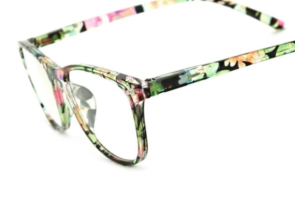 Damskie Okulary do Czytania moc: +0.50 w kwiatki ST312
