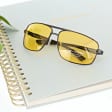 Męskie Rozjaśniające okulary do Jazdy Nocą dla kierowców polaryzacyjne POLARZONE POL-14Y-3