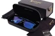 Męskie okulary PREMIUM +0.50 do czytania i komputera Blue Light+Antyrefleks STL280 niebieskie