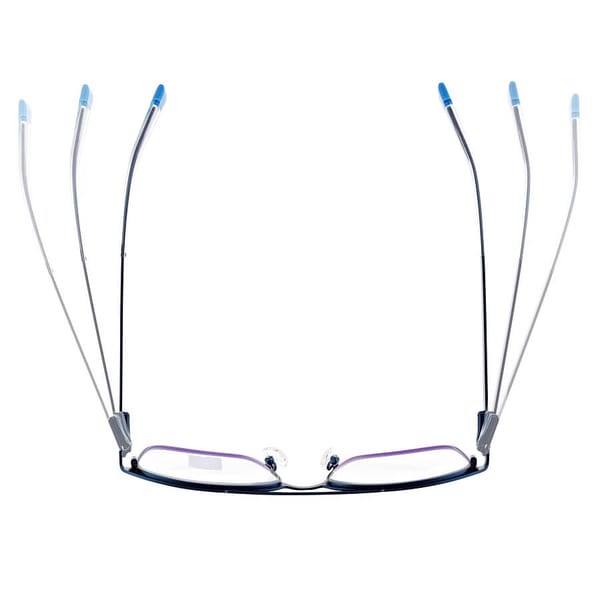Męskie okulary PREMIUM +2.75 do czytania i komputera Blue Light+Antyrefleks STL280 niebieskie