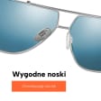 Duże okulary przeciwsłoneczne pilotki z polaryzacją STL54 grafitowe/niebieskie