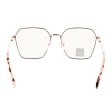 Damskie okulary PREMIUM +0.50 do czytania i komputera Blue Light+Antyrefleks STL285 złoty/zielony