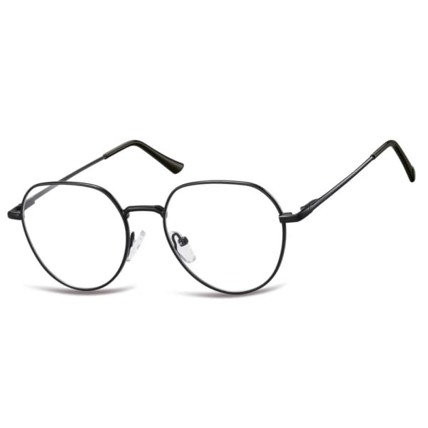 Okulary zerówki lenonki oprawki korekcyjne medium M294D czarne