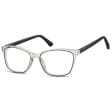 Damskie kocie oprawki korekcyjne okulary zerówki TR-99 bezbarwny/czarny