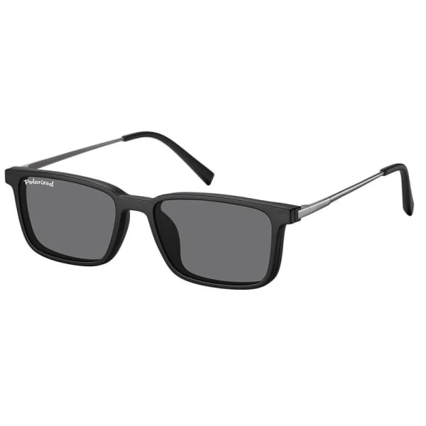 Okulary pod korekcję medium z polaryzacyjną nakładką przeciwsłoneczną CLIP-M-TRC298-1 czarny