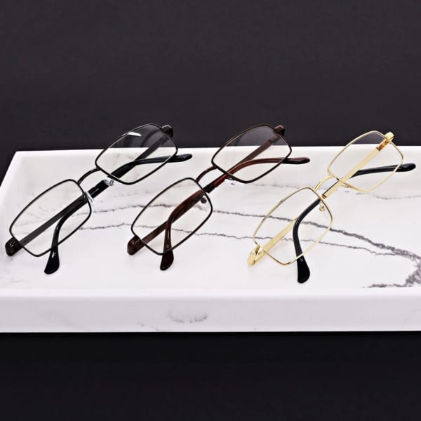 Plusy +1.50 Fotochromowe okulary do czytania z flexami ST342 czarne