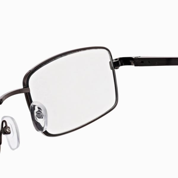 Plusy +2.00 Fotochromowe okulary do czytania z flexami ST342 czarne