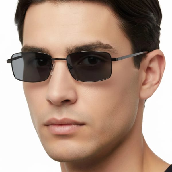 Plusy +4.00 Fotochromowe okulary do czytania z flexami ST342 czarne