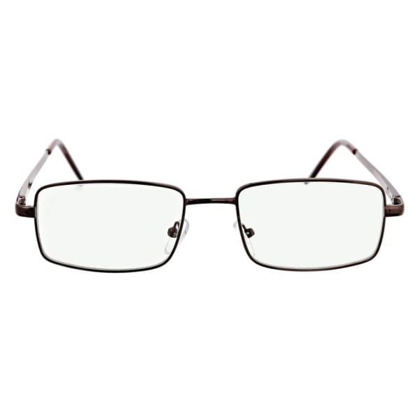 Plusy +1.50 Fotochromowe okulary do czytania z flexami ST342A brązowe