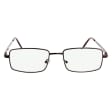 Plusy +3.50 Fotochromowe okulary do czytania z flexami ST342A brązowe